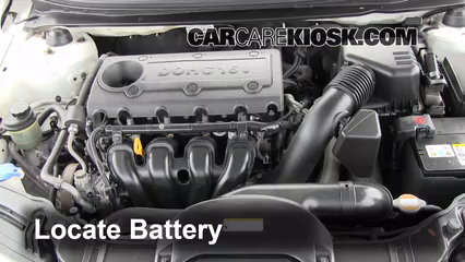 2010 Kia Forte EX 2.0L 4 Cyl. Sedan (4 Door) Batterie Changement